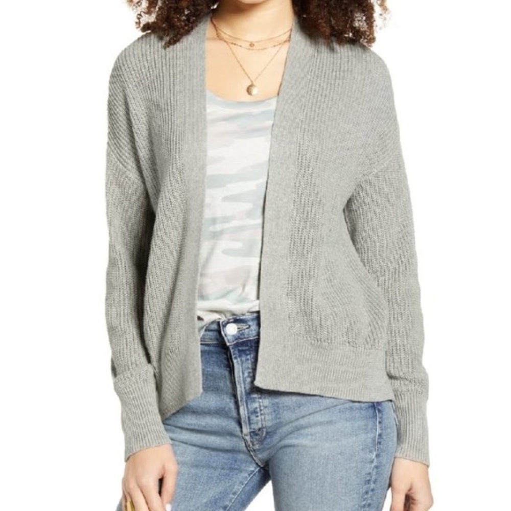 Bp. Casual Open Front Cardigan